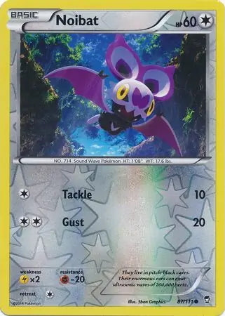 Furious Fists Noibat #87/111 reverse holo